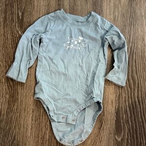 Carter's Blue Long Sleeve Bodysuit